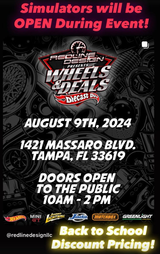 Hot Wheels Take Over Tampa! Join Us for Wheels & Deals: Diecast Day
