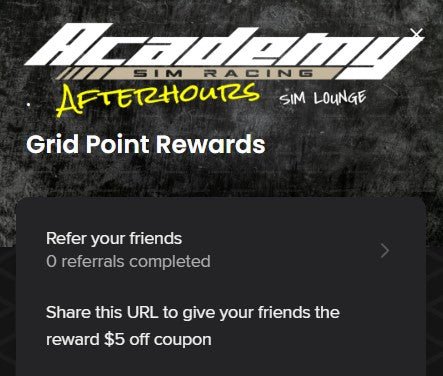 Introducing Grid Points: Elevate Your Sim Racing Experience with Rewards! - Academy Sim Racing